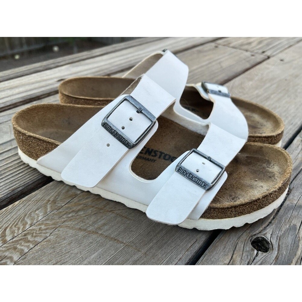 Birkenstock Arizona Women’s 36 US 5 Slide Sandals - White - Picture 2 of 16